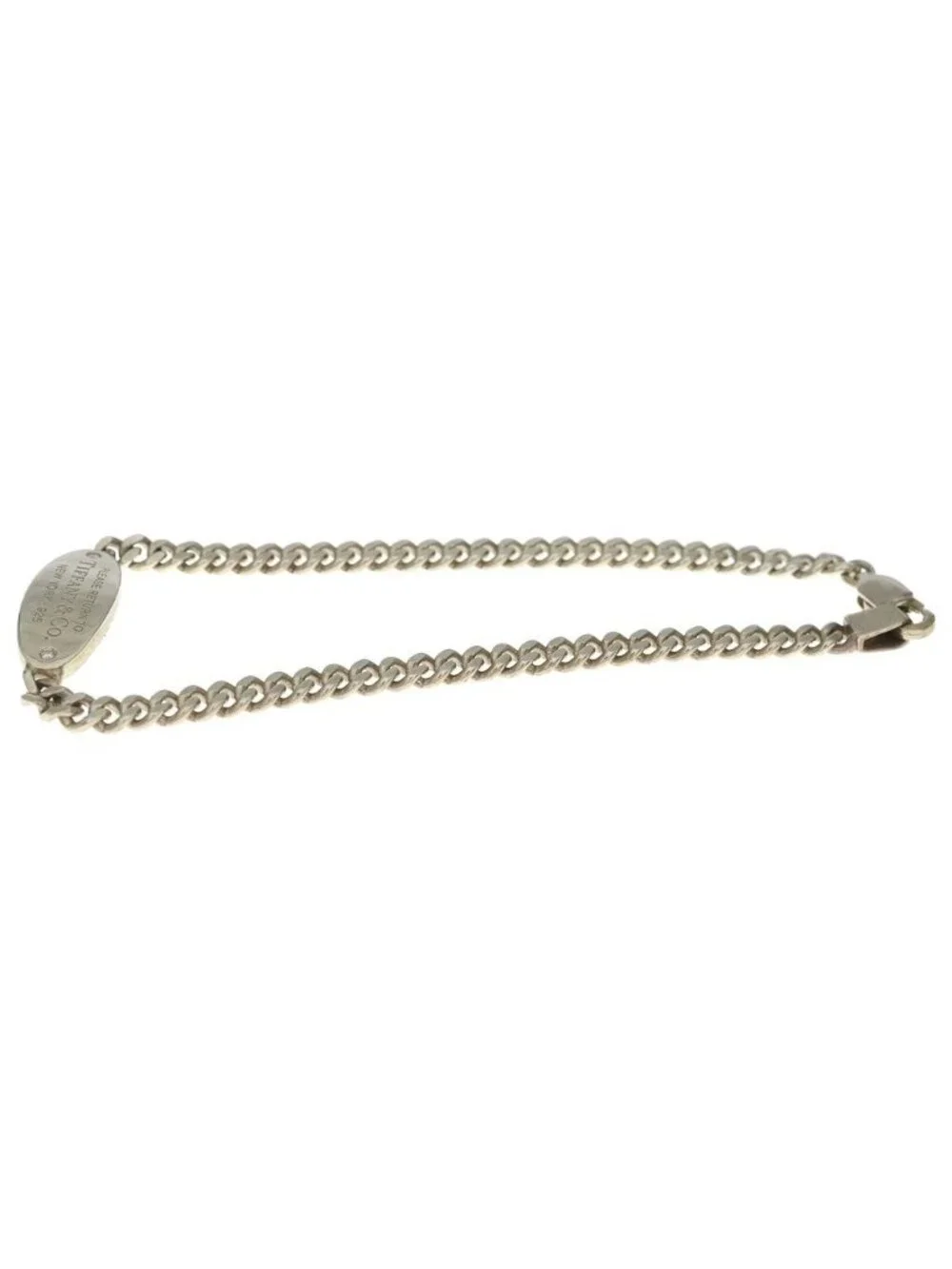 Tiffany & Co Oval Bracelet Silver